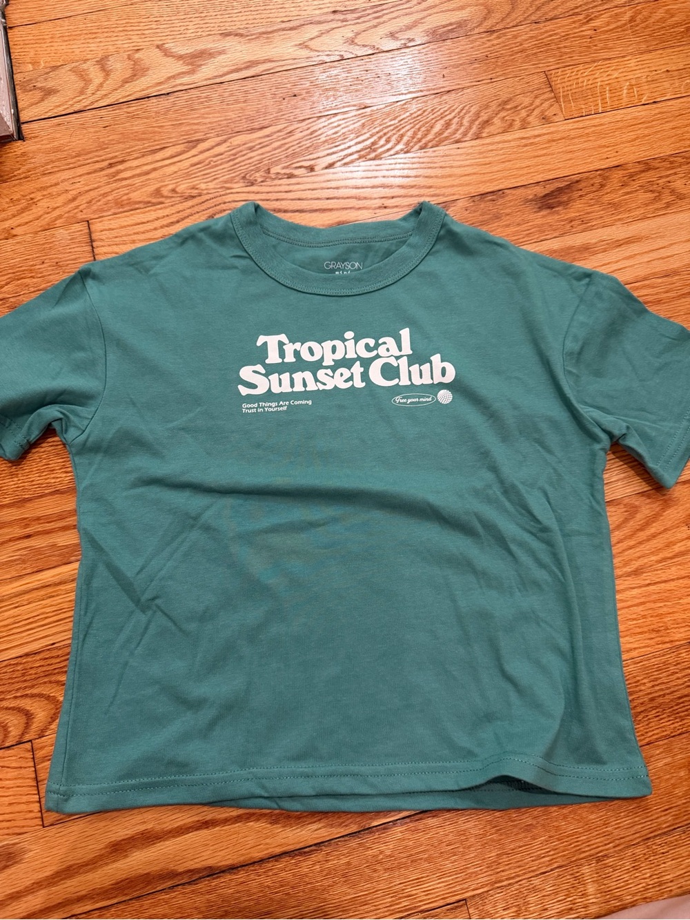 Toddler Boy Grayson Mini Tropical Sunset Club T Shirt 5T Brand New Never Worn
